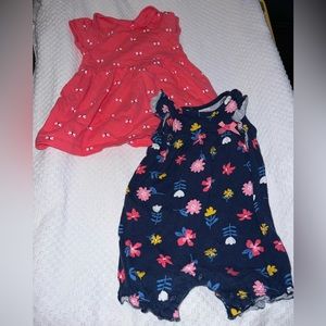 Carters Dress and Romper